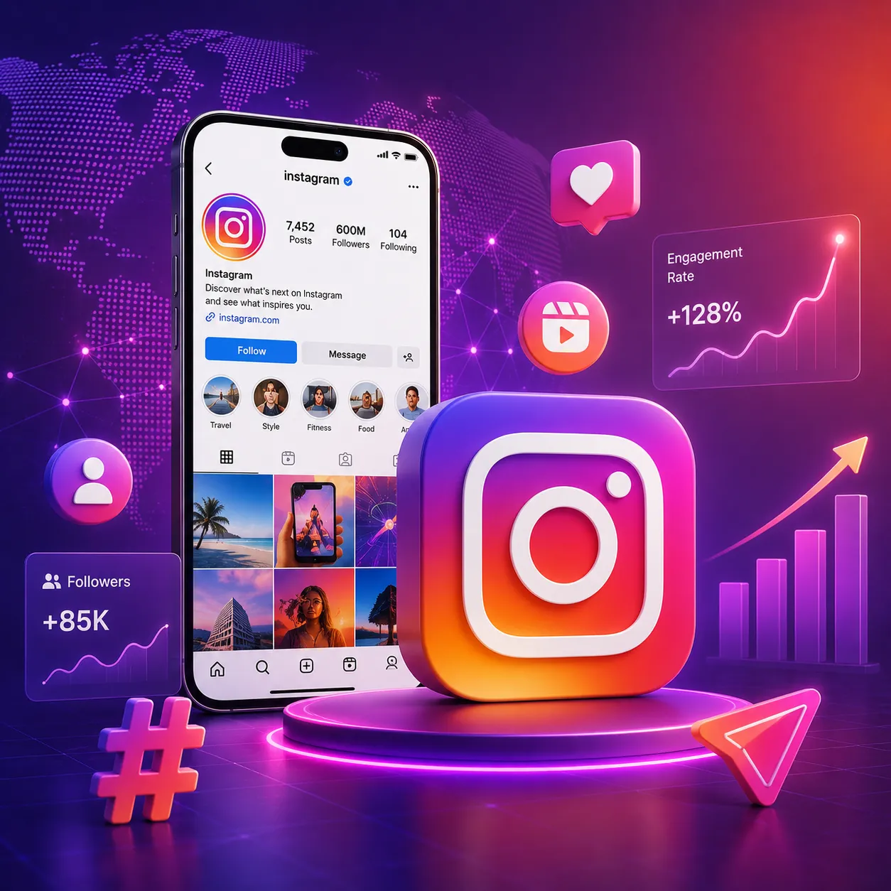 Instagram社媒运营服务｜品牌曝光与视觉内容增长