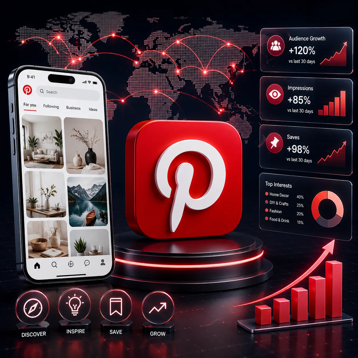 Pinterest社媒运营服务｜视觉营销与品牌流量增长